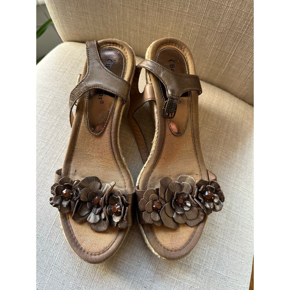 Bronze Wedge Sandels